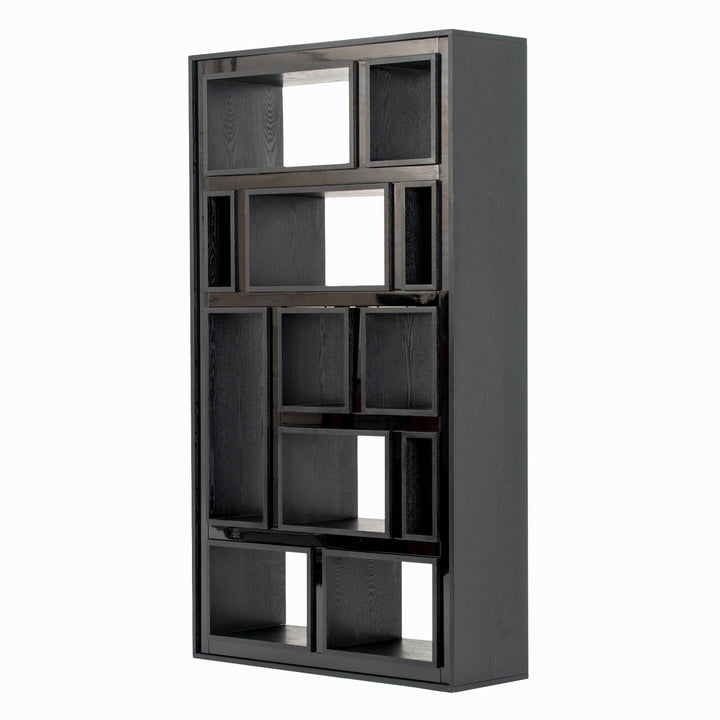 Stealth Wood Bookcase Black