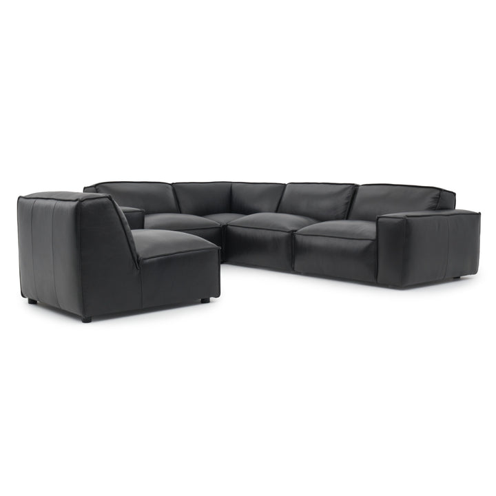 Nook Leather Modular Set Black