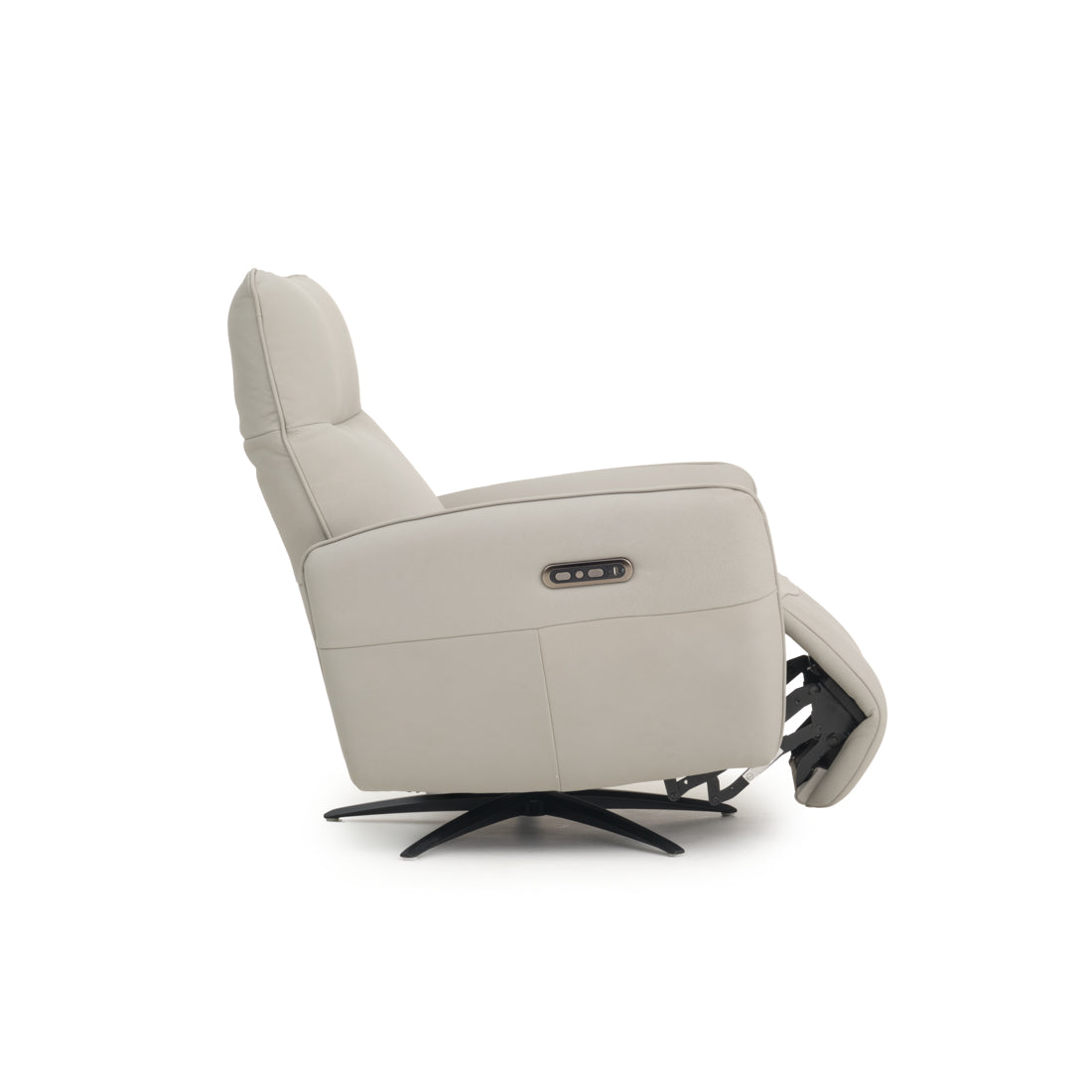 Naruto Reclining Accent Chair Light Grey