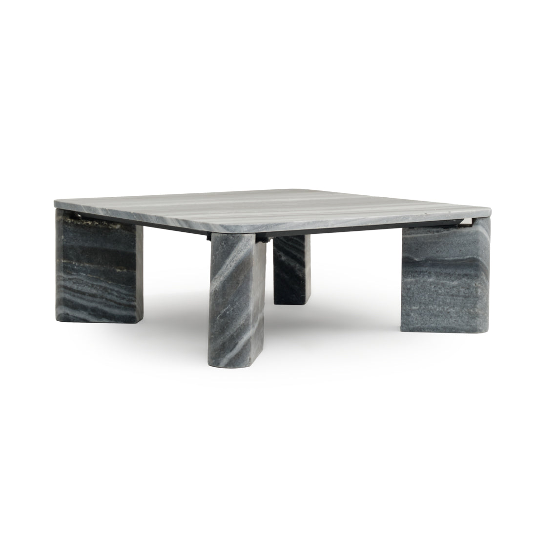 Wamin Marble Coffee Table Light Grey