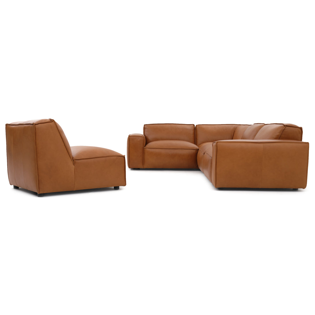 Nook Leather Modular Set Cognac