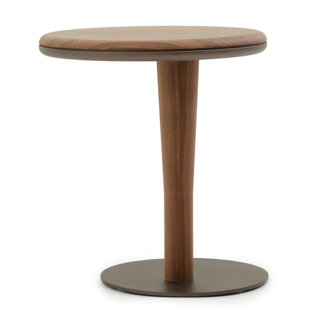 Nami Wood End Table Dark Brown