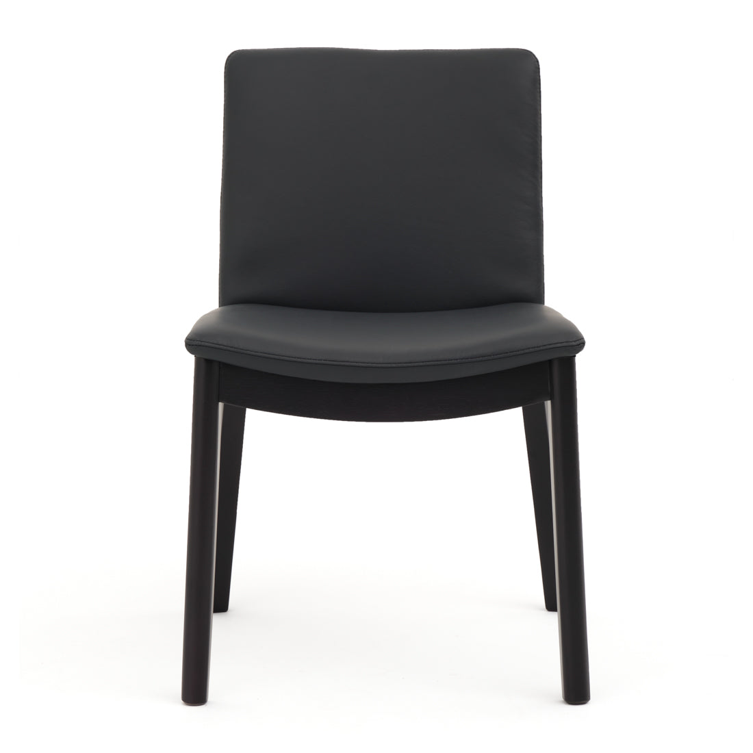 Emy Leather Chair Black