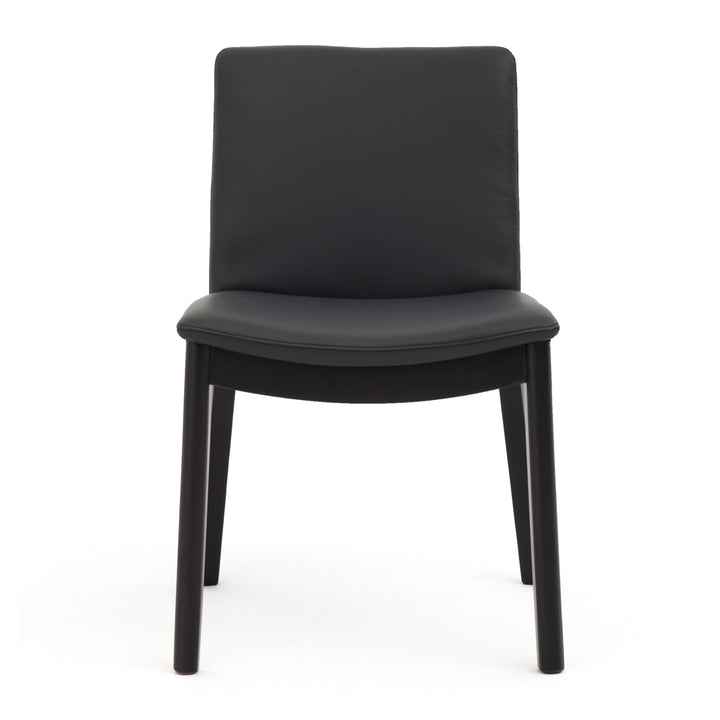 Emy Leather Chair Black