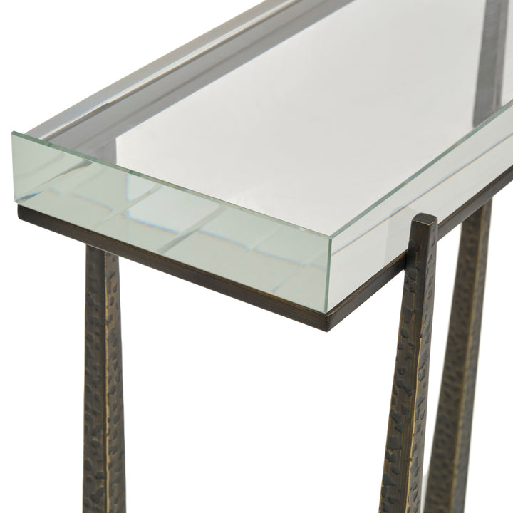 Weverly Accent Table Dark Brown