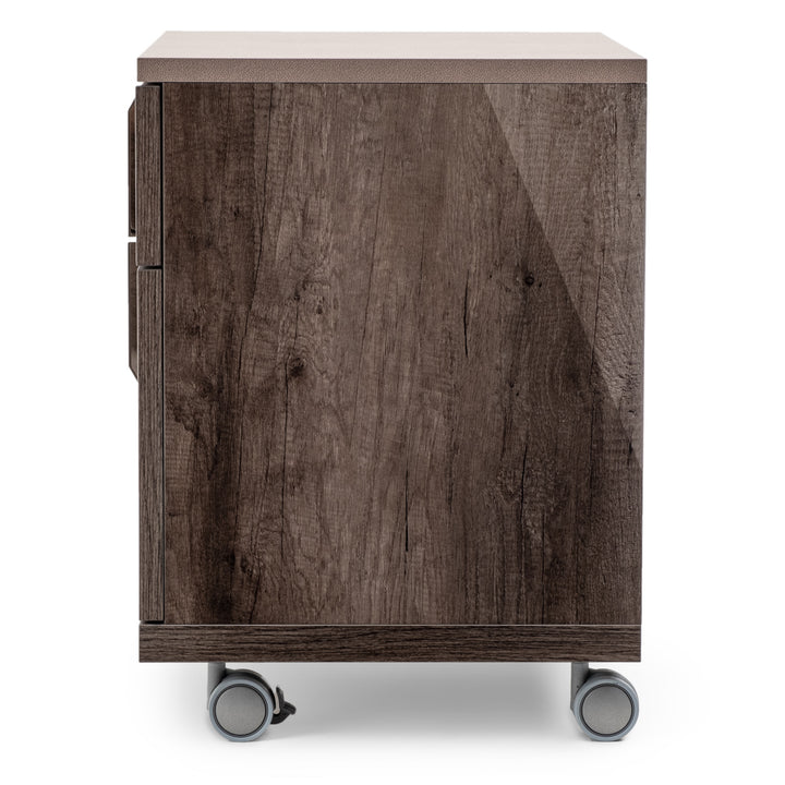 Winslet 2-Drawer Filing Cabinet Dark Brown