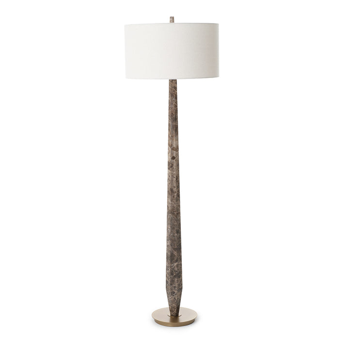 Wyree Floor Lamp Dark Brown