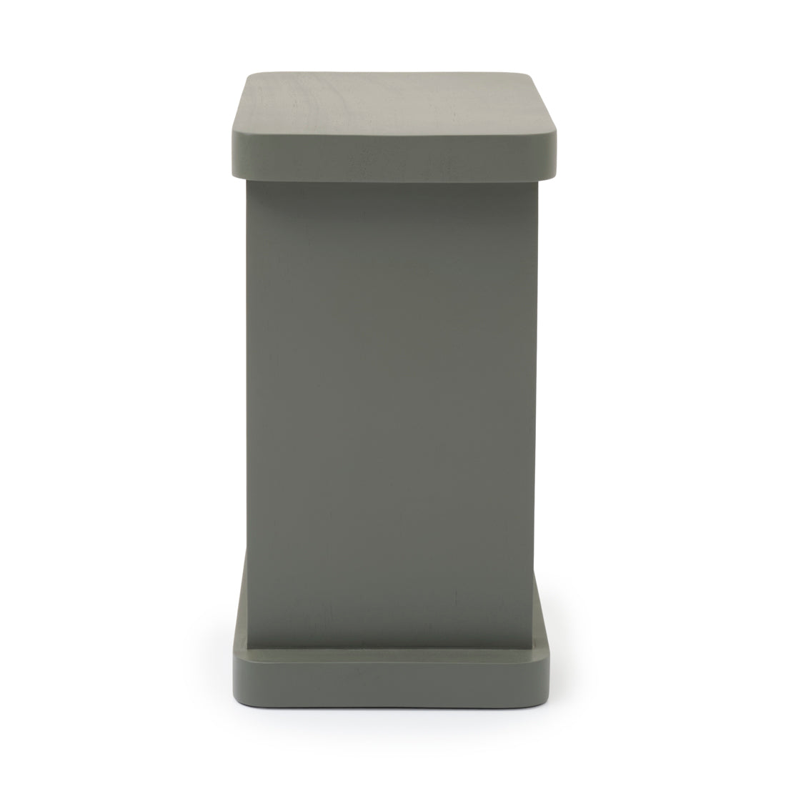 Siya Wood Accent Table Dark Green