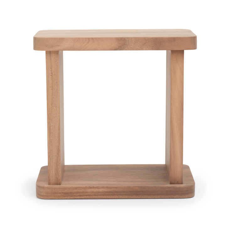Siya Wood Accent Table Light Brown