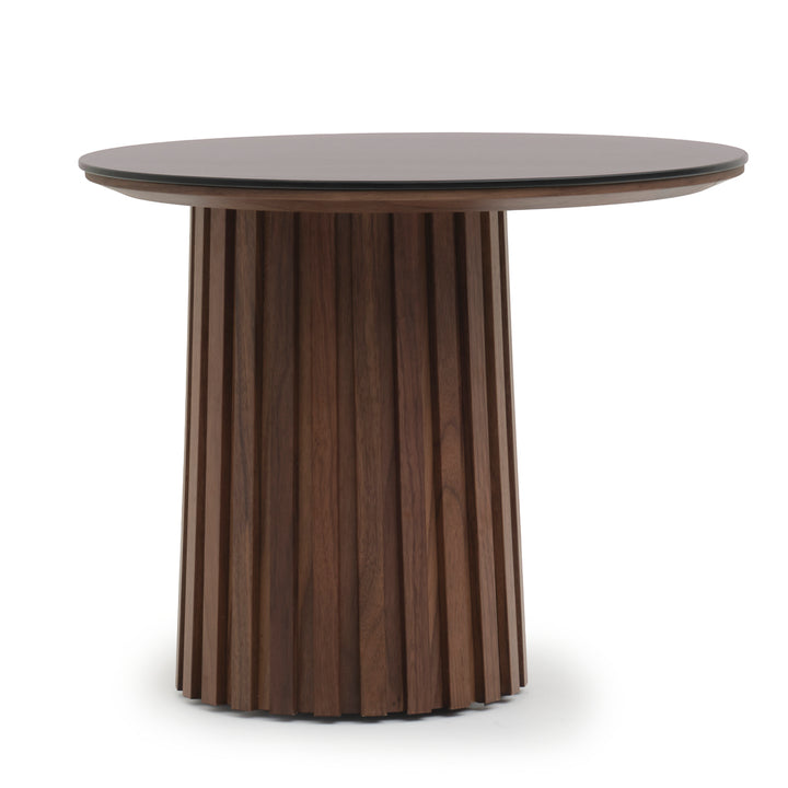 Elzie Ceramic End Table Black