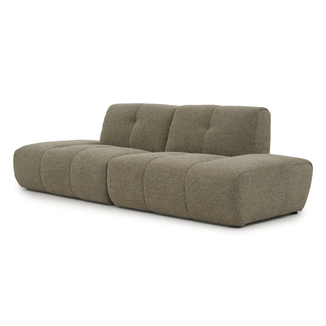 Nalinda Fabric Modular Sofa Light Green
