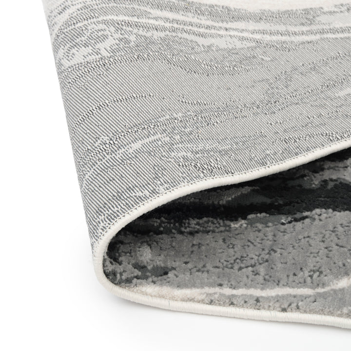 Wangie Area Rug Dark Grey
