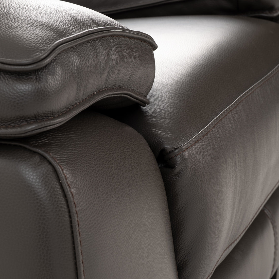 Nova Reclining Accent Chair Dark Grey