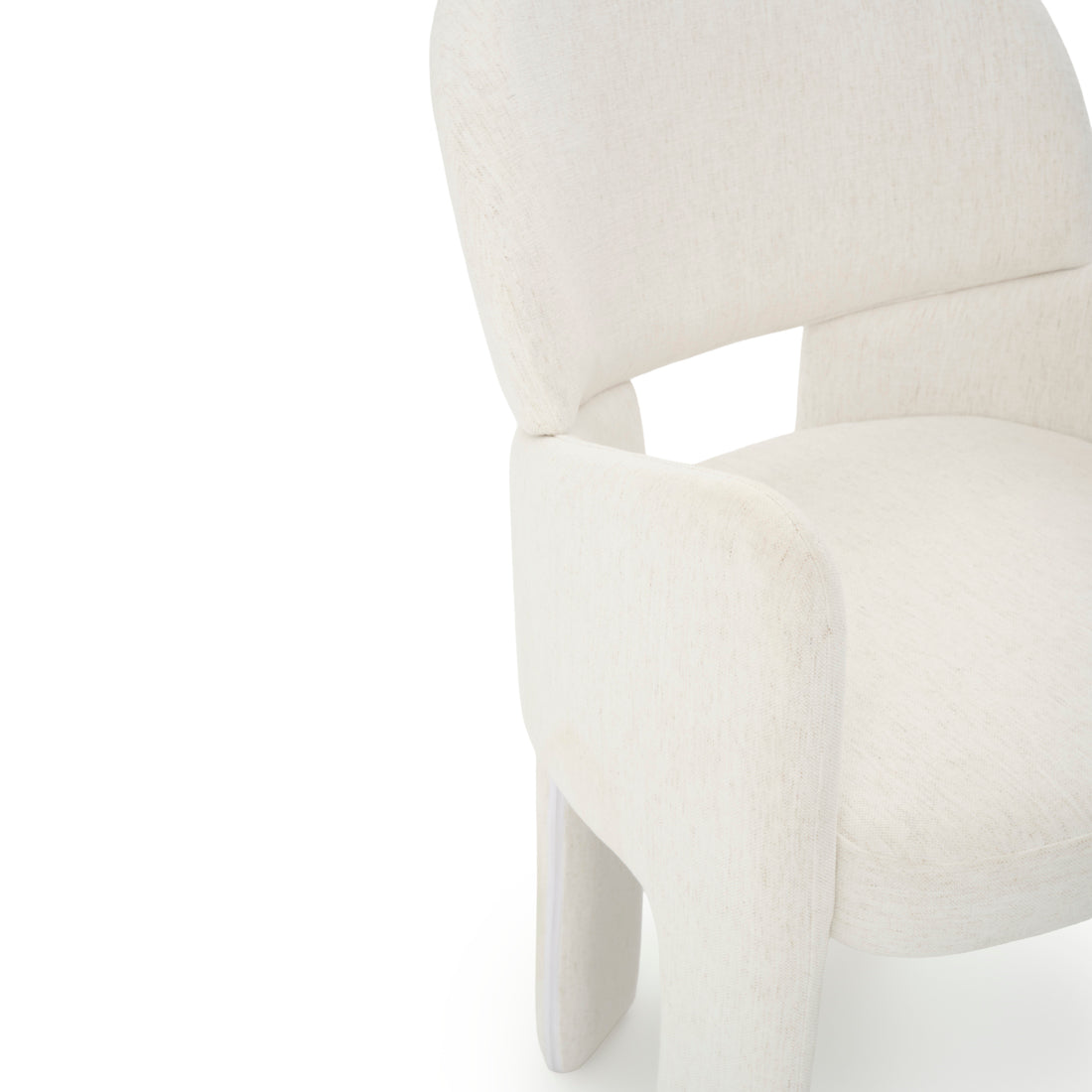Etrina Fabric Armchair Off White