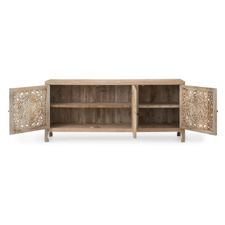 Indira Armoire Light Brown