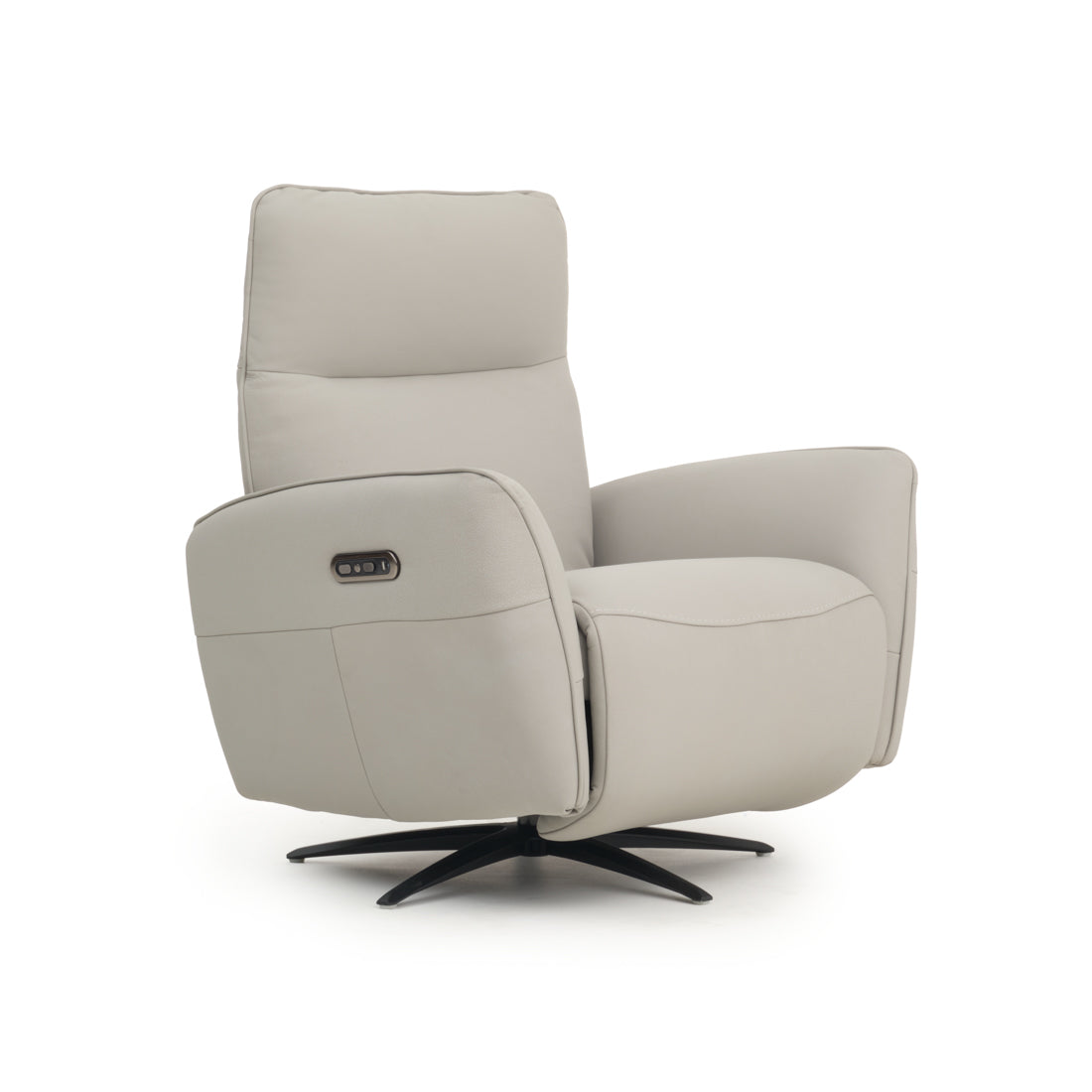 Naruto Reclining Accent Chair Light Grey