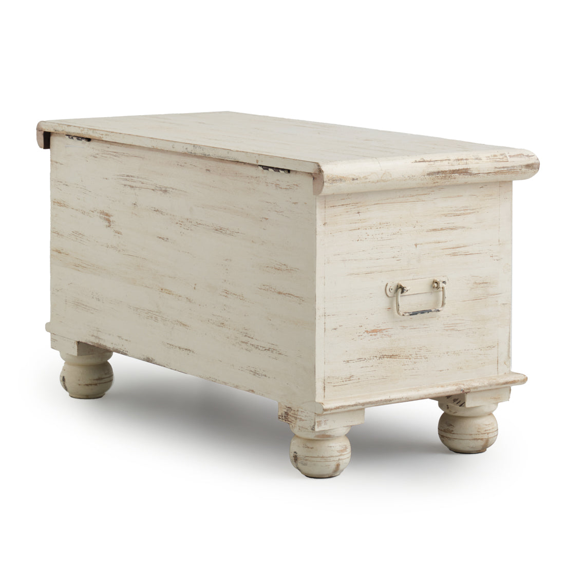 Navya Wood Accent Table Off White