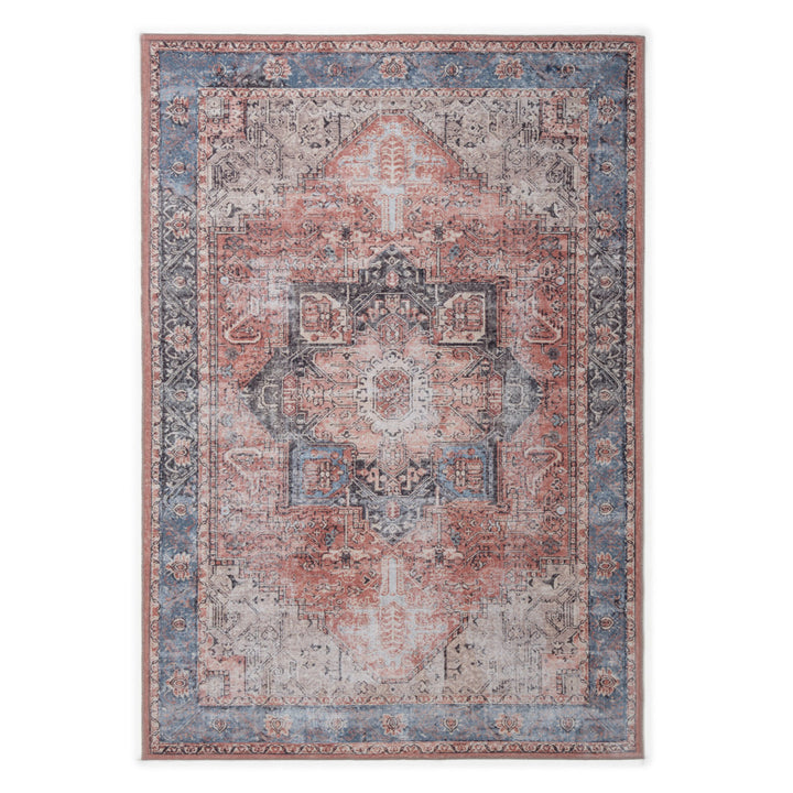 Nanpur Area Rug Dark Blue
