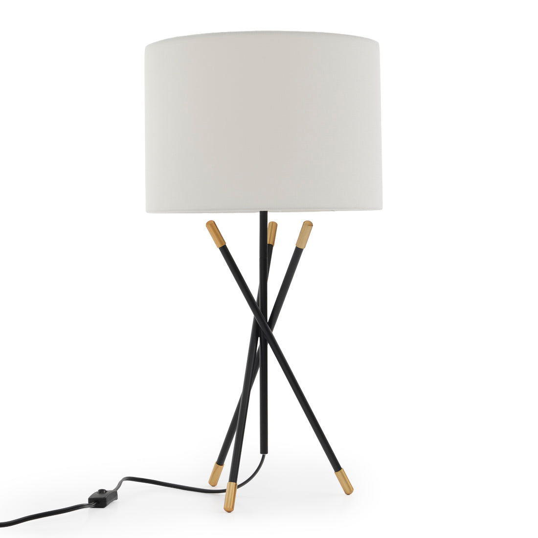 Walsha Table Lamp Black