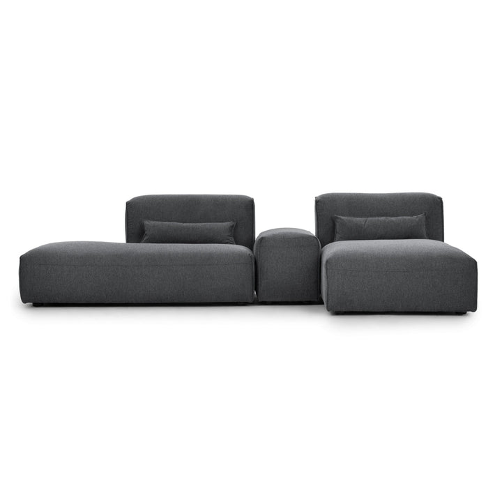 Ellemia Fabric Modular Set Dark Grey
