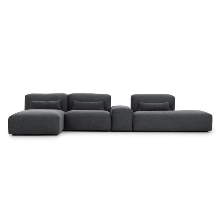 Ellemia Fabric Modular Set Dark Grey