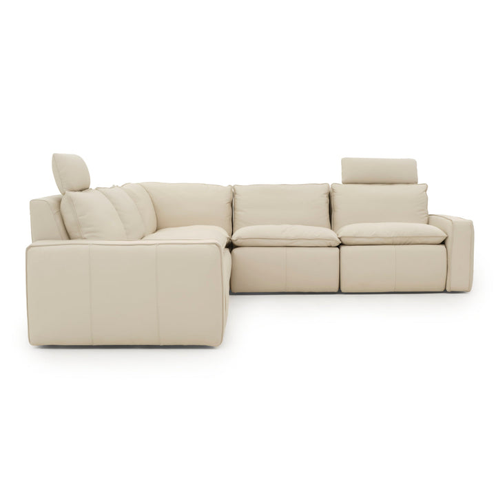 Nadyna Leather Modular Set Beige