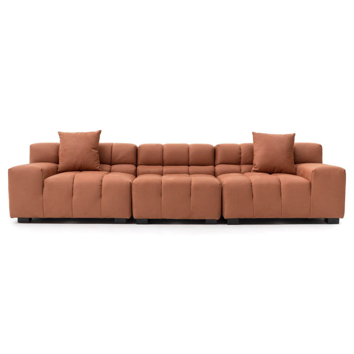 Norika Fabric Modular Sofa Orange