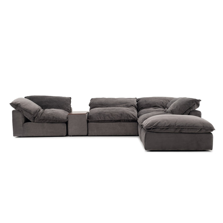 Nuage Fabric Modular Set Dark Grey