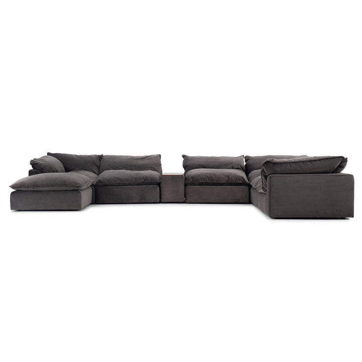 Nuage Fabric Modular Set Dark Grey
