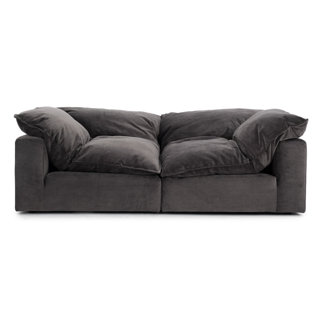 Nuage Fabric Modular Sofa Dark Grey