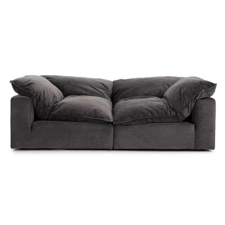 Nuage Fabric Modular Sofa Dark Grey